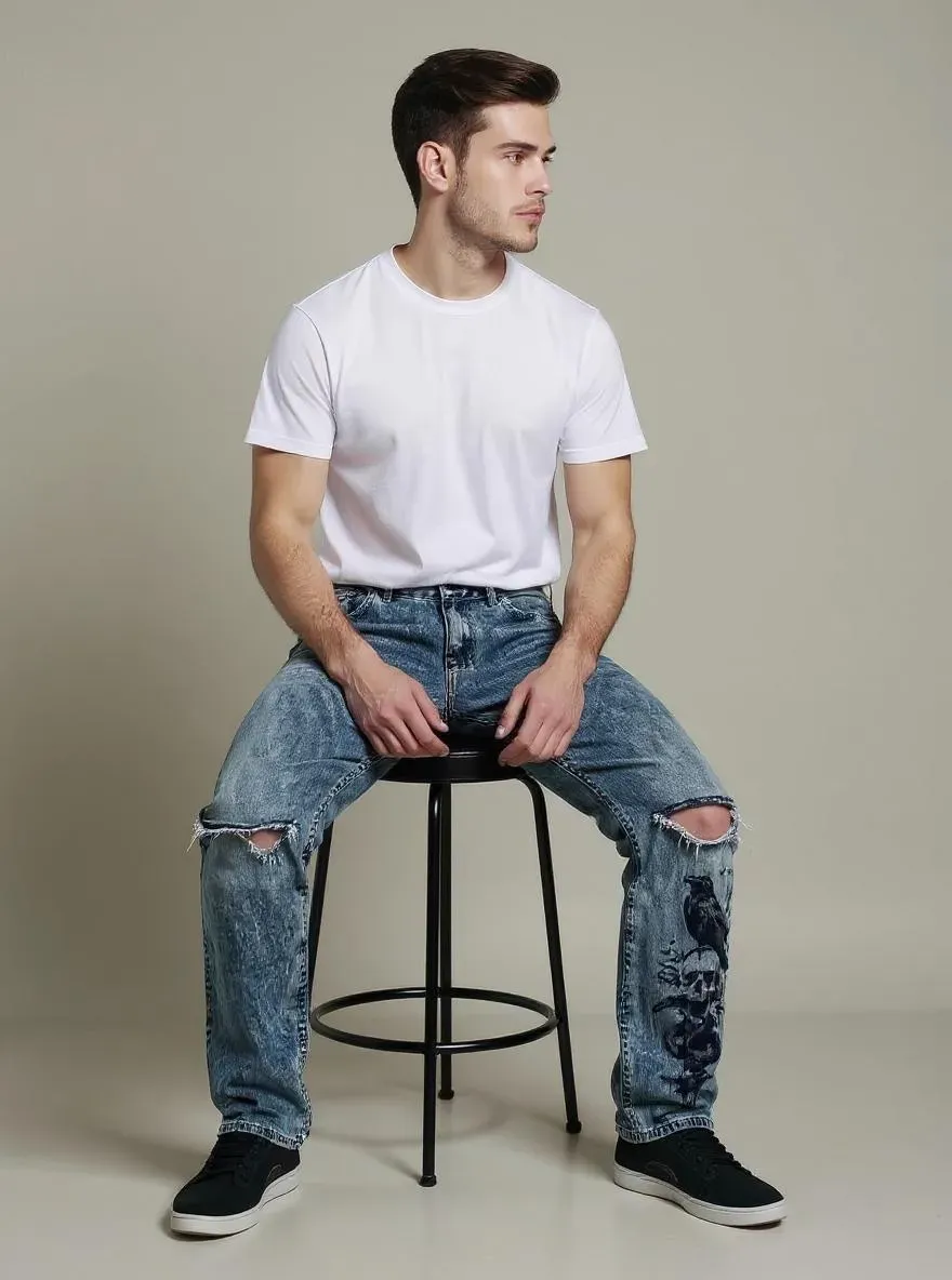 Jeans product photos optimized for Amazon, Flipkart, and Shopify