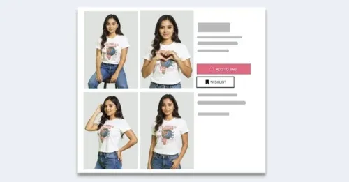 Scalio bulk upload interface showing 150 products ready to process
